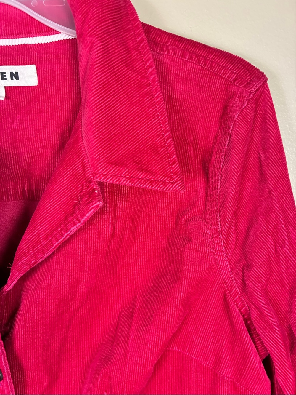 Boden Fora Cord Button Front Shirt Dress - Picture 8 of 14